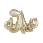 Sagebrook Home 14968-01 6" H Resin Octopus Figurine, Champagne