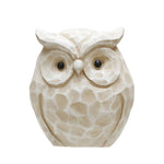 Sagebrook Home Polyresin 14`` Owl Figurine, White