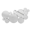 Sagebrook Home 14988 19" Mirrored Circles, Black Wb