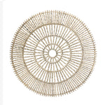Sagebrook Home 35`` Round Wall Decor, Natural
