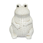 Sagebrook Home Polyresin 5`` Frog Figurine, White