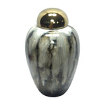 Sagebrook Home 14``H Urn W/ Gold Lid, Multi