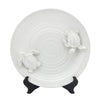 Sagebrook Home Ceramic 14`` Decorative Plate W/ Turtles, White