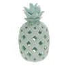 Sagebrook Home Ceramic 11"H Pineapple Decor, Green