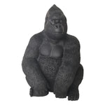 Sagebrook Home Polyresin 13" Sitting Gorilla Figurine, Black