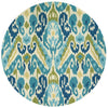 Couristan Covington Delfina 7'10" X 7"10" Round Indoor/Outdoor  Contemporary Rug