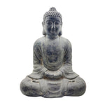 Sagebrook Home 32`` Sitting Buddha, Gray