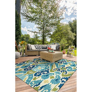 Couristan Covington Delfina 2' X 4' Rectangular Indoor/Outdoor  Contemporary Rug