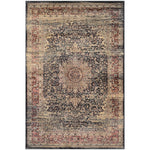 Couristan Zahara Lotus Medallion 2'7" X 7'10" Runner Indoor Traditional Rug
