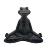 Sagebrook Home 15127-02 16" Yoga Frog, Black