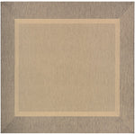 Couristan Recife Stria Texture 8'6" X 8'6" Square Indoor/Outdoor  Transitional Rug