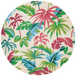 Couristan Covington Fiji 7'10" X 7"10" Round Indoor/Outdoor  Contemporary Rug