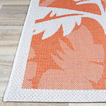 Couristan MONACO COASTAL FLORA 2'3" X 7'10" RUNNER Indoor/Outdoor  Transitional Rug