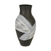 Sagebrook Home Ceramic 18`` Painted Vase, Matte Black