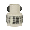 Sagebrook Home Ceramic 8" Eared Vase, White