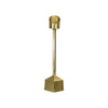 Sagebrook Home Aluminum 26`` Pillar Candle Holder, Gold
