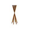 Sagebrook Home Wood 34`` Torch Candle Holder, Brown