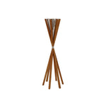 Sagebrook Home Wood 34`` Torch Candle Holder, Brown