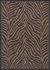Couristan Recife Zebra 5'3" X 7'6" Rectangular Indoor/Outdoor  Transitional Rug