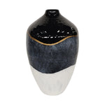 Sagebrook Home Metal 17`"H Avalon Vase, Blue