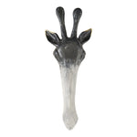 Sagebrook Home Metal 20`` Giraffe Head Wall Decor, Gray