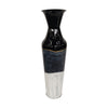 Sagebrook Home Metal 36" Bottle Vase, Black/White