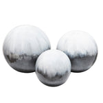 Sagebrook Home Set of 3, 4/5/6`` Metal Orbs, Gray