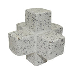 Sagebrook Home Marble 7`` Terrazzo Jack Deco, White