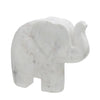 Sagebrook Home 15226 9" H Marble Elephant Figurine, White