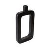 Sagebrook Home Metal 22"H Cut-Out Vase, Black