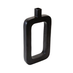 Sagebrook Home Metal 22"H Cut-Out Vase, Black