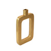 Sagebrook Home Metal 18"H Cut-Out Vase, Gold