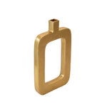 Sagebrook Home Metal 18"H Cut-Out Vase, Gold