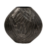 Sagebrook Home 15230-01 22" H Aluminum Hammered Vase, Silver