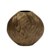 Sagebrook Home Aluminum 14"H Hammered Vase, Gold