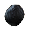 Sagebrook Home Aluminum 14"H Hammered Vase, Matt Black