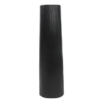 Sagebrook Home Aluminum 36" Textured Vase, Matte Black