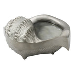 Sagebrook Home 15238-01 5" H Metal Sea Shell Decor, Silver
