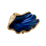 Sagebrook Home 15239-01 8" Metal Clam Decor, Blue/Champagne