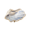 Sagebrook Home Metal 8`` Clam Decor, Ivory/Nickel