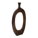 Sagebrook Home Aluminum 25"H Cut-Out Vase, Bronze