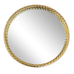 Sagebrook Home 15242 28" Metal Rope Mirror, Gold Wb