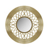 Sagebrook Home Metal 28`` Weave-Like Mirror, Gold Wb
