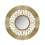 Sagebrook Home Metal 28`` Weave-Like Mirror, Gold Wb
