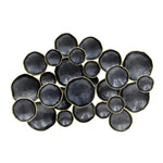 Sagebrook Home Metal 45`` Circle Grouping Wall Decor, Gray