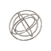 Sagebrook Home Metal 11`` Armillary Orb Table Decor, Silver