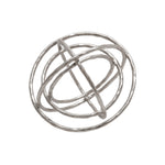 Sagebrook Home Metal 11`` Armillary Orb Table Decor, Silver