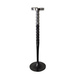 Sagebrook Home 15251-01 28" H Metal Pillar Candle Holder, Silver