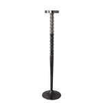 Sagebrook Home 15251-03 35" Metal Pillar Candle Holder, Silver