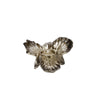 Sagebrook Home 15259-01 8" Metal Orchid Tealight Candle Holder, Gold